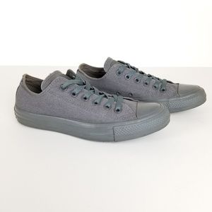 CONVERSE Low Monochrome Gray Canvas Sneaker